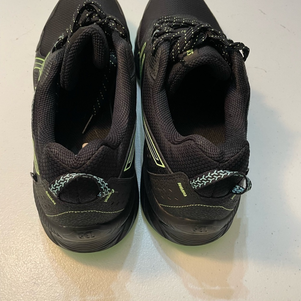 Asics Black and Neon Green Athletic Size 12 Shoes SB-BB - Picture 5 of 12
